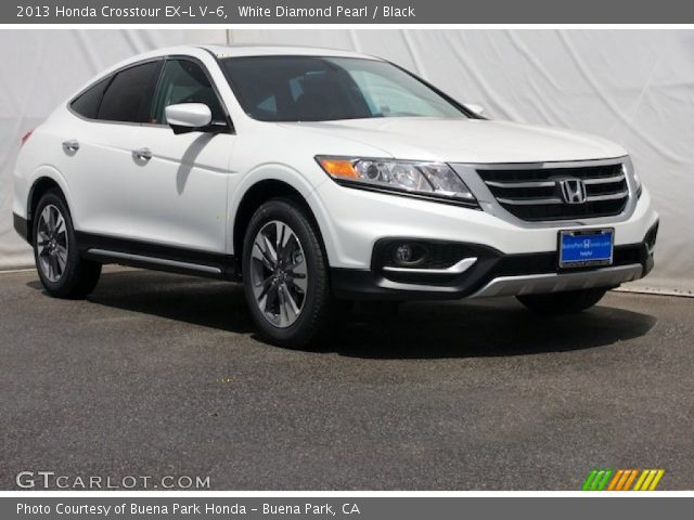 2013 Honda Crosstour EX-L V-6 in White Diamond Pearl