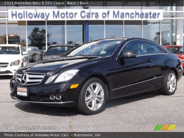 2011 Mercedes-Benz E 350 Coupe in Black