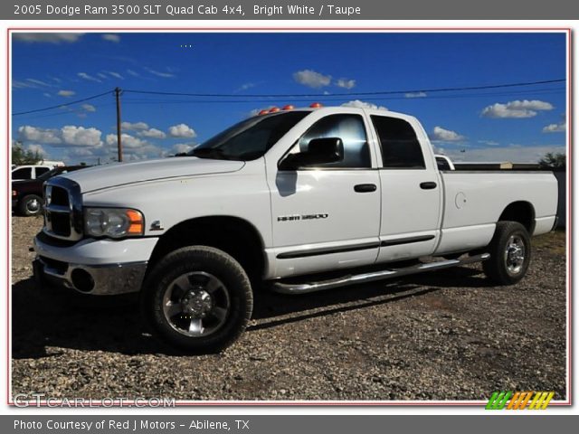 2005 Dodge Ram 3500 SLT Quad Cab 4x4 in Bright White