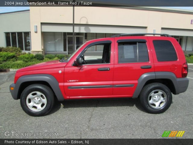 2004 Jeep Liberty Sport 4x4 in Flame Red