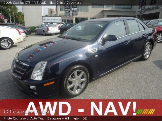 2008 Cadillac STS 4 V6 AWD in Blue Chip