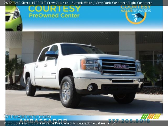 2012 GMC Sierra 1500 SLT Crew Cab 4x4 in Summit White