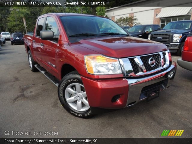 2013 Nissan Titan SV Crew Cab in Cayenne Red