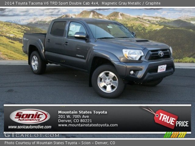 2014 Toyota Tacoma V6 TRD Sport Double Cab 4x4 in Magnetic Gray Metallic