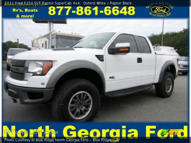 2011 Ford F150 SVT Raptor SuperCab 4x4 in Oxford White