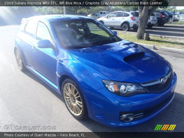 2009 Subaru Impreza WRX STi in WR Blue Mica