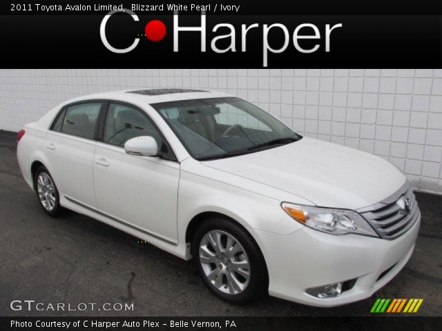 2011 Toyota Avalon Limited in Blizzard White Pearl