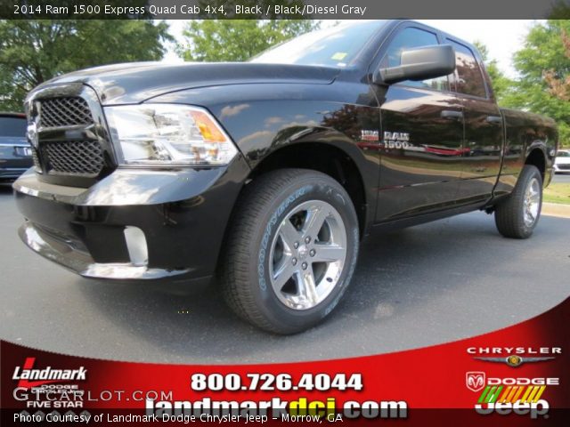 2014 Ram 1500 Express Quad Cab 4x4 in Black