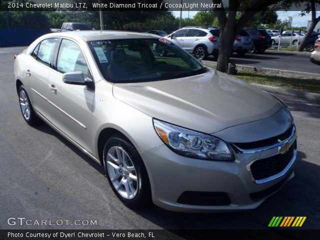 2014 Chevrolet Malibu LTZ in White Diamond Tricoat