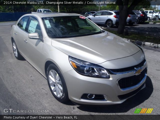 2014 Chevrolet Malibu LTZ in Champagne Silver Metallic