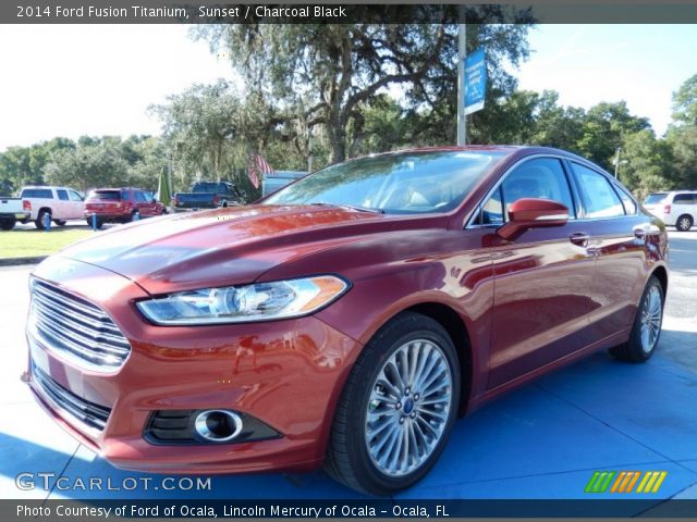 2014 Ford Fusion Titanium in Sunset