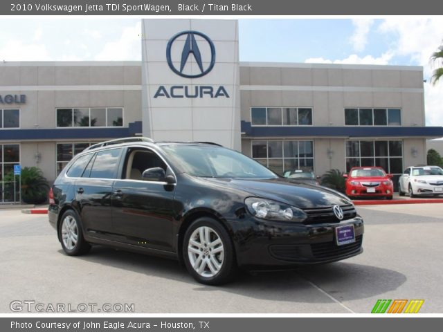 2010 Volkswagen Jetta TDI SportWagen in Black