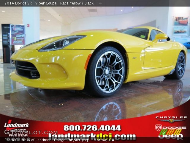 2014 Dodge SRT Viper Coupe in Race Yellow
