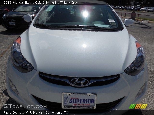 2013 Hyundai Elantra GLS in Shimmering White