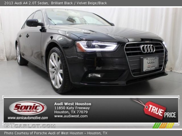 2013 Audi A4 2.0T Sedan in Brilliant Black