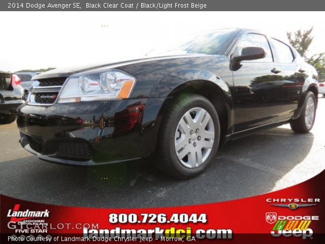 2014 Dodge Avenger SE in Black Clear Coat