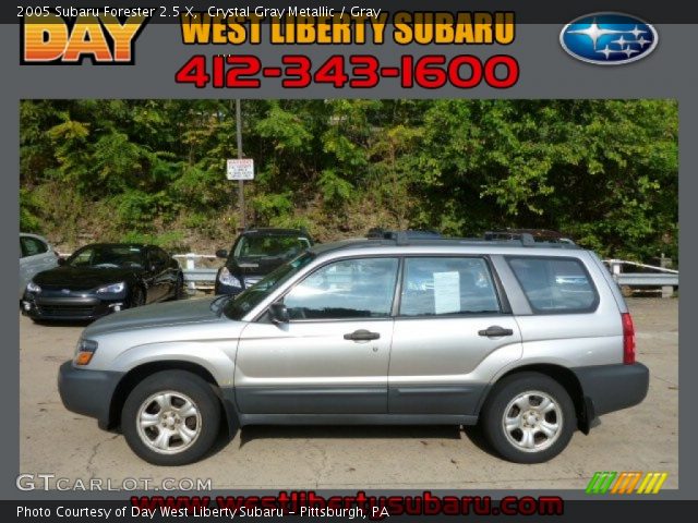 2005 Subaru Forester 2.5 X in Crystal Gray Metallic