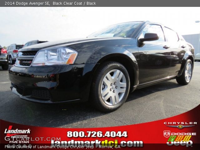 2014 Dodge Avenger SE in Black Clear Coat