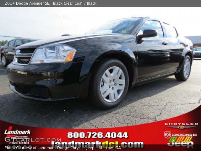 2014 Dodge Avenger SE in Black Clear Coat