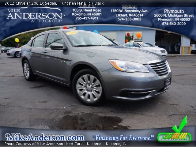 2012 Chrysler 200 LX Sedan in Tungsten Metallic