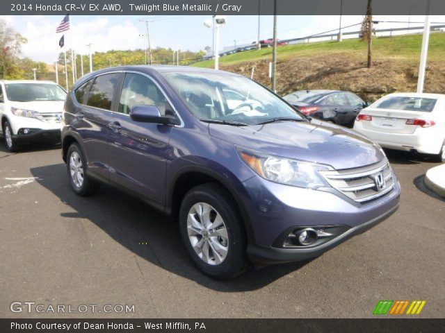 2014 Honda CR-V EX AWD in Twilight Blue Metallic