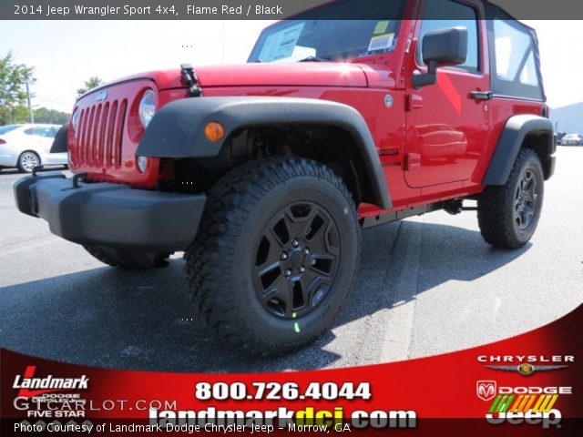 2014 Jeep Wrangler Sport 4x4 in Flame Red