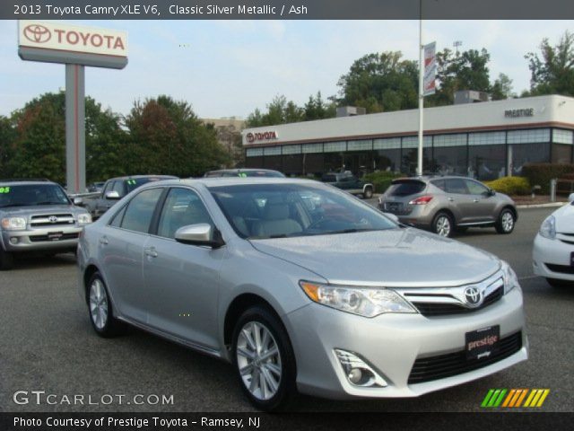 2013 Toyota Camry XLE V6 in Classic Silver Metallic