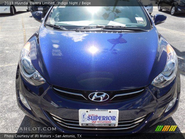 2013 Hyundai Elantra Limited in Indigo Night
