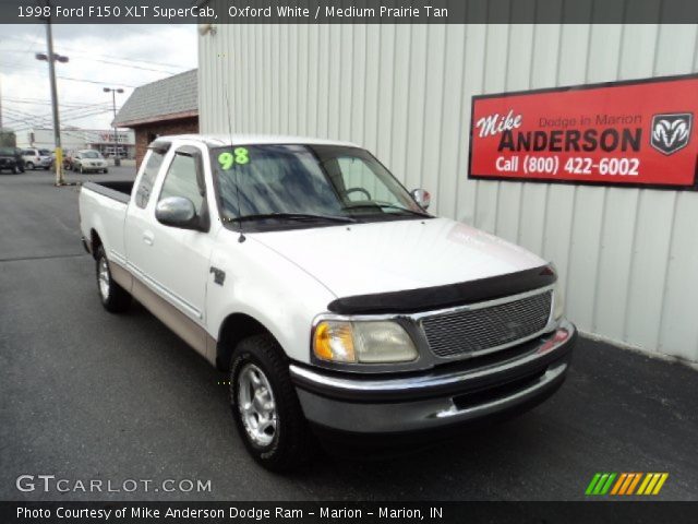 1998 Ford F150 XLT SuperCab in Oxford White