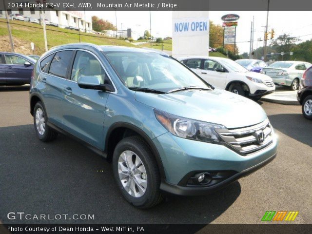2014 Honda CR-V EX-L AWD in Mountain Air Metallic