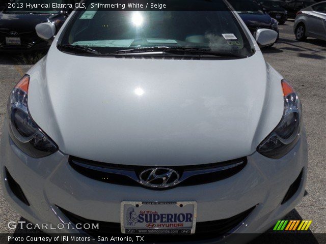 2013 Hyundai Elantra GLS in Shimmering White