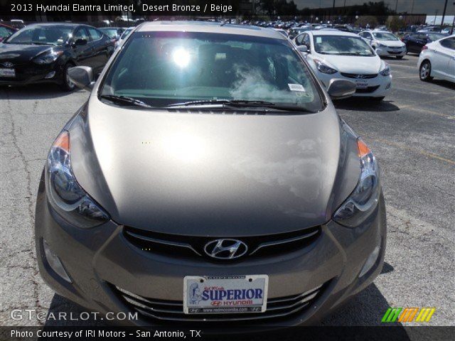 2013 Hyundai Elantra Limited in Desert Bronze