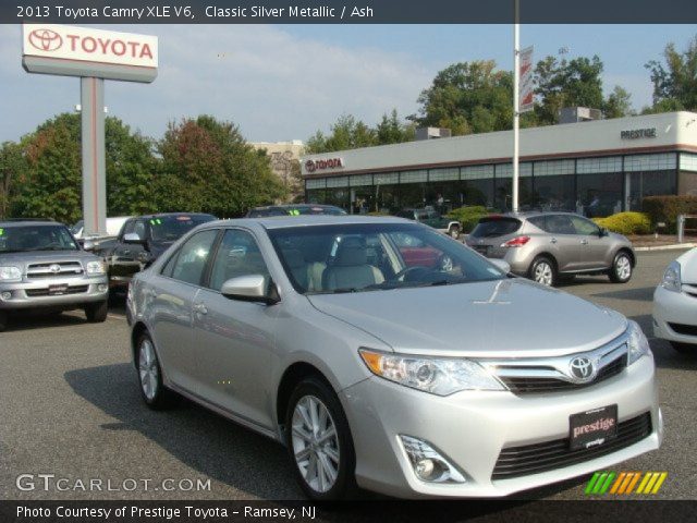 2013 Toyota Camry XLE V6 in Classic Silver Metallic