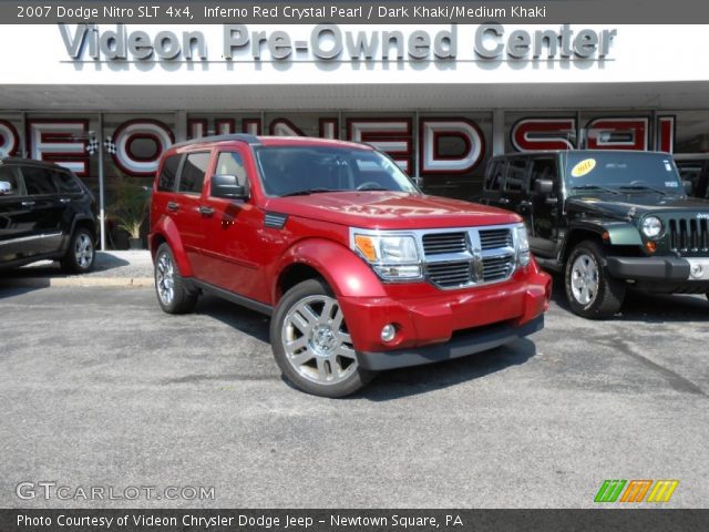 2007 Dodge Nitro SLT 4x4 in Inferno Red Crystal Pearl