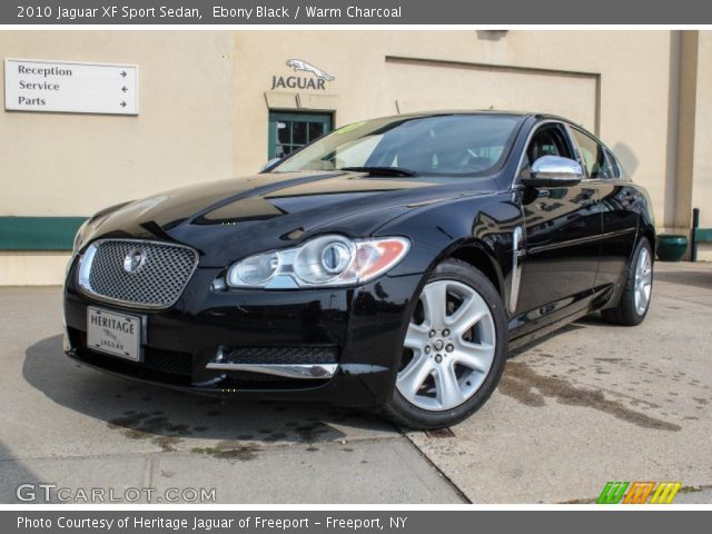 2010 Jaguar XF Sport Sedan in Ebony Black