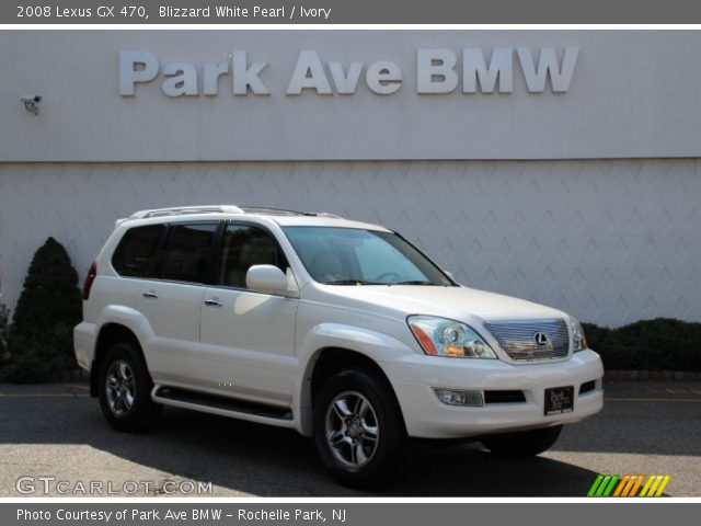 2008 Lexus GX 470 in Blizzard White Pearl