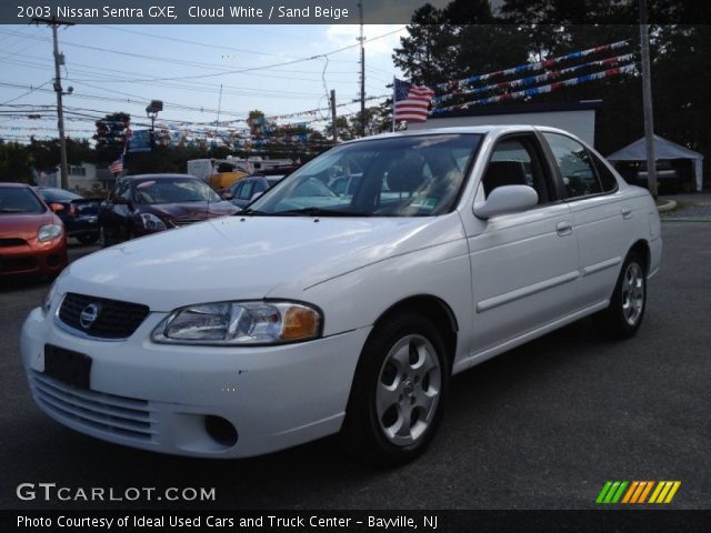2003 Nissan Sentra GXE in Cloud White