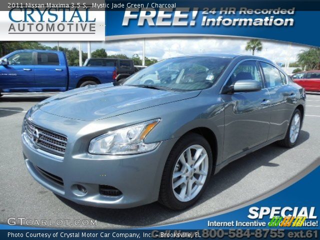 2011 Nissan Maxima 3.5 S in Mystic Jade Green
