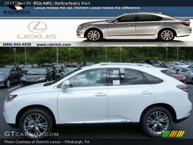 2014 Lexus RX 450h AWD in Starfire Pearl