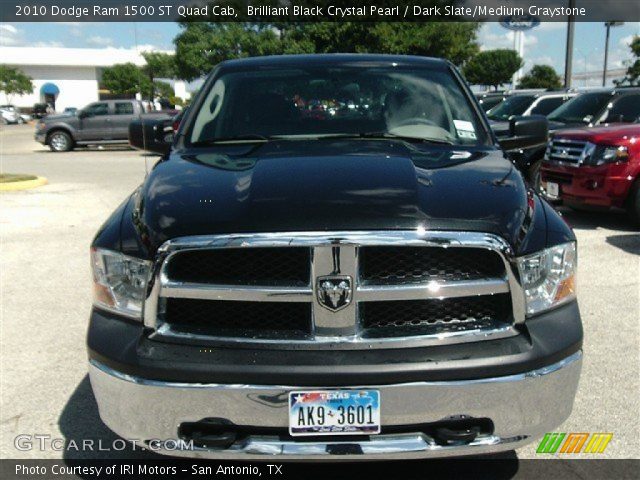 2010 Dodge Ram 1500 ST Quad Cab in Brilliant Black Crystal Pearl