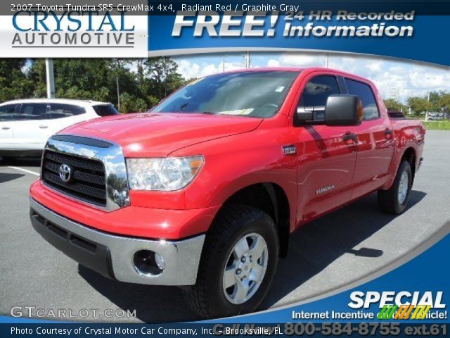 2007 Toyota Tundra SR5 CrewMax 4x4 in Radiant Red