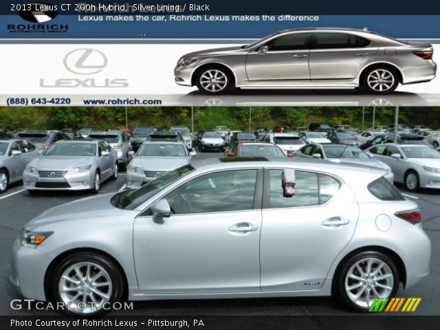 2013 Lexus CT 200h Hybrid in Silver Lining