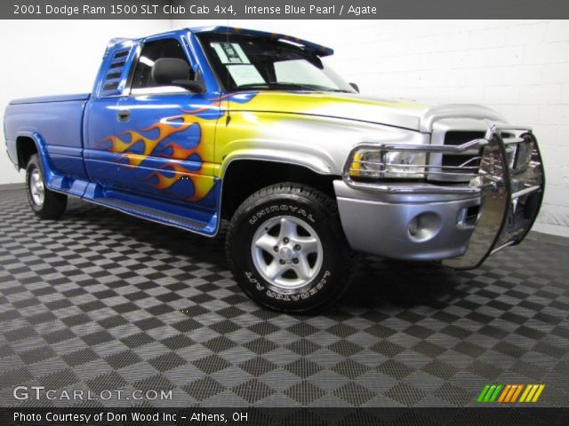 2001 Dodge Ram 1500 SLT Club Cab 4x4 in Intense Blue Pearl