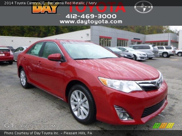 2014 Toyota Camry XLE in Barcelona Red Metallic