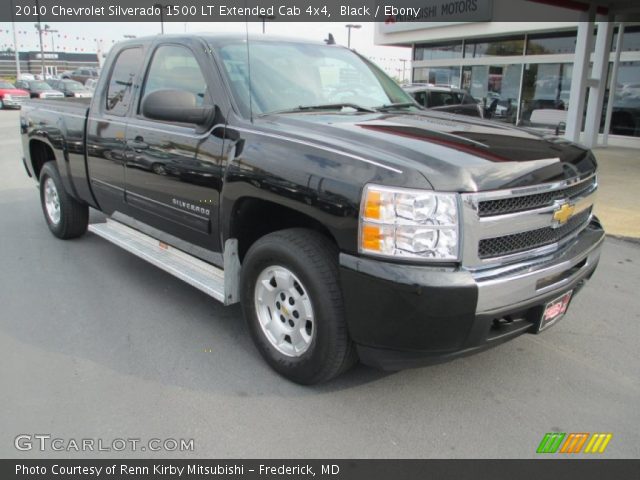 2010 Chevrolet Silverado 1500 LT Extended Cab 4x4 in Black