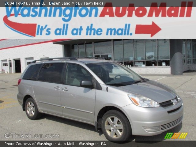 2004 Toyota Sienna LE in Desert Sand Mica