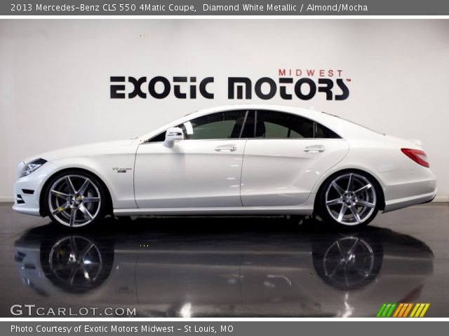 2013 Mercedes-Benz CLS 550 4Matic Coupe in Diamond White Metallic