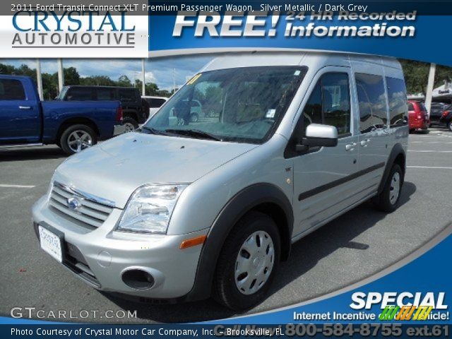 2011 Ford Transit Connect XLT Premium Passenger Wagon in Silver Metallic