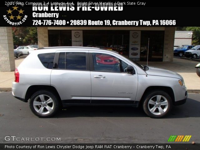 2011 Jeep Compass 2.4 Latitude 4x4 in Bright Silver Metallic