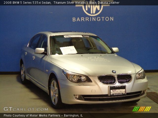 2008 BMW 5 Series 535xi Sedan in Titanium Silver Metallic
